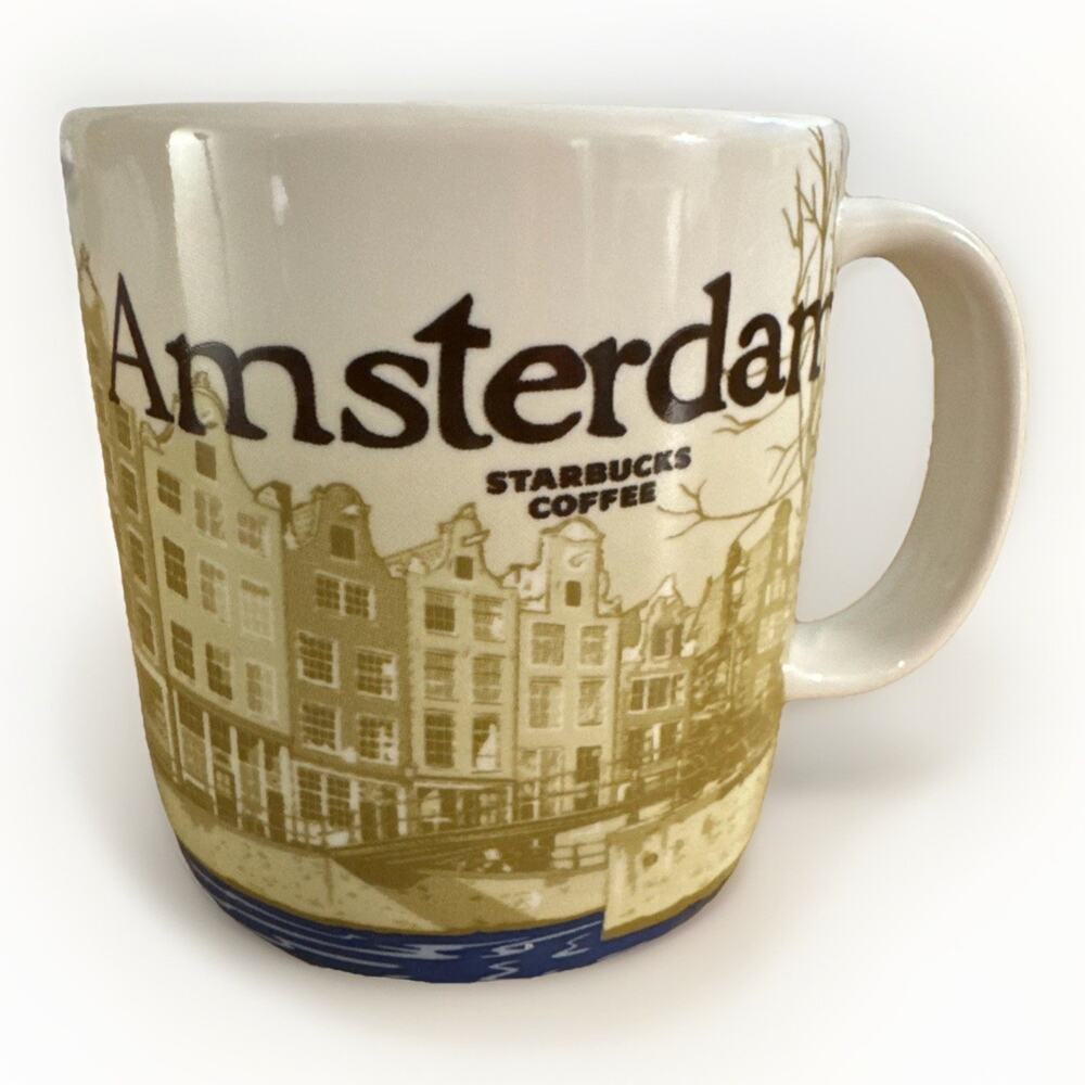 Starbucks Amsterdam 3 oz Espresso Demi Mug You Are Here 2016 Global Icon Series